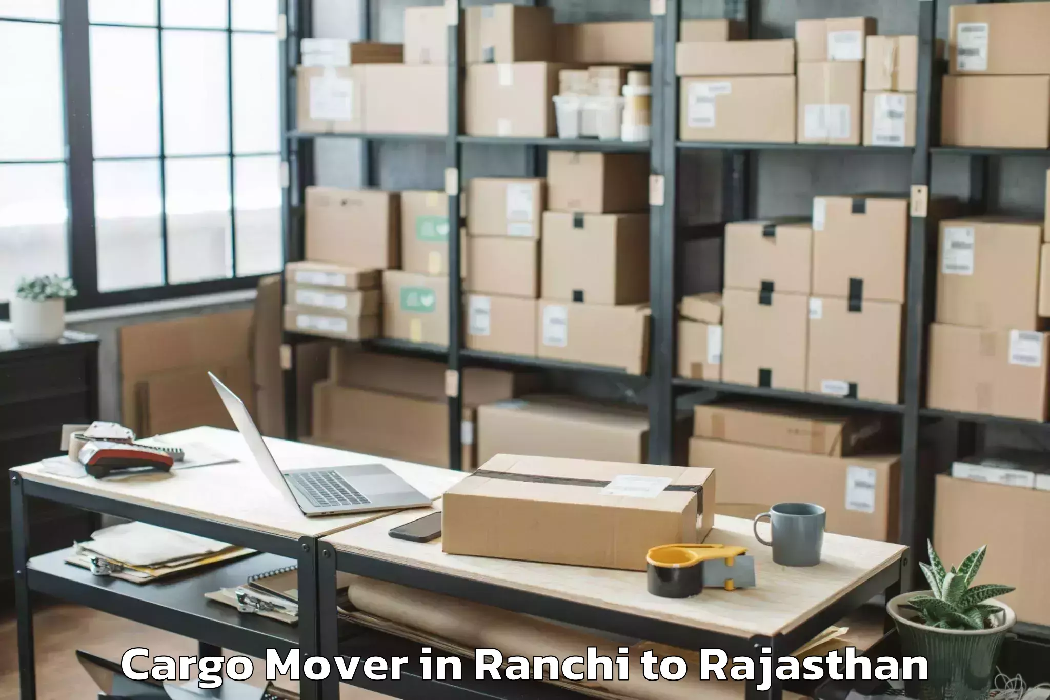 Book Ranchi to Jk Lakshmipat University Jaipu Cargo Mover Online